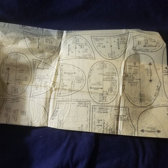 vtg McCall's Cozy Toes baby booty making guide - Picture 8 of 9